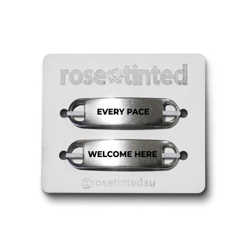 'Every Pace, Welcome Here' Lace Note Shoe Tags
