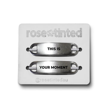 'This Is, Your Moment' Lace Note Shoe Tags