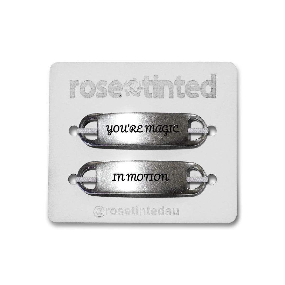 'You're Magic, In Motion' Lace Note Shoe Tags